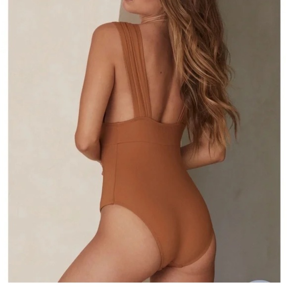 MONDAY SWIMWEAR Aruba One Piece - Toffee - Picture 2 of 9
